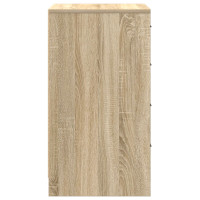 Produktbild för Sideboard med låda Sonoma ek 40 x 41 x 75 cm Konstruerat trä