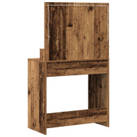 Produktbild för Smyckebord Gammalt trä 79 x 41 x 135 cm Konstruerat trä