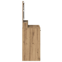 Produktbild för Smyckebord med låda Artisan Ek 79 x 41 x 135 cm Konstruerat trä