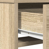 Produktbild för Smyckebord med låda Sonoma-ek 50 x 41 x 135 cm Konstruerat trä