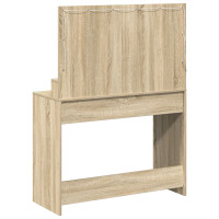 Produktbild för Smyckebord Sonoma-ek 100 x 41 x 135 cm Konstruerat trä