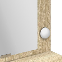 Produktbild för Smyckebord Sonoma-ek 100 x 41 x 135 cm Konstruerat trä