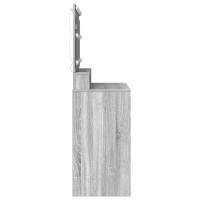 Produktbild för Smyckebord Grå Sonoma 100 x 41 x 135 cm Konstruerat trä