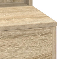 Produktbild för Smyckebord Sonoma-ek 75,5 x 41 x 135 cm Konstruerat trä