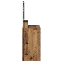 Produktbild för Smyckebord Gammalt trä 75,5 x 41 x 135 cm Konstruerat trä