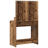 Produktbild för Smyckebord Gammalt trä 75,5 x 41 x 135 cm Konstruerat trä