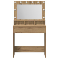Produktbild för Smyckebord Artisan Ek 75,5 x 41 x 135 cm Konstruerat trä