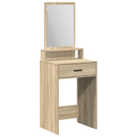Produktbild för Smyckebord med låda Sonoma-ek 50 x 41 x 140 cm Konstruerat trä