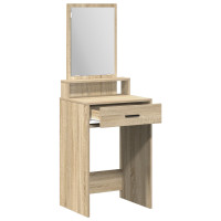 Produktbild för Smyckebord med låda Sonoma-ek 50 x 41 x 140 cm Konstruerat trä