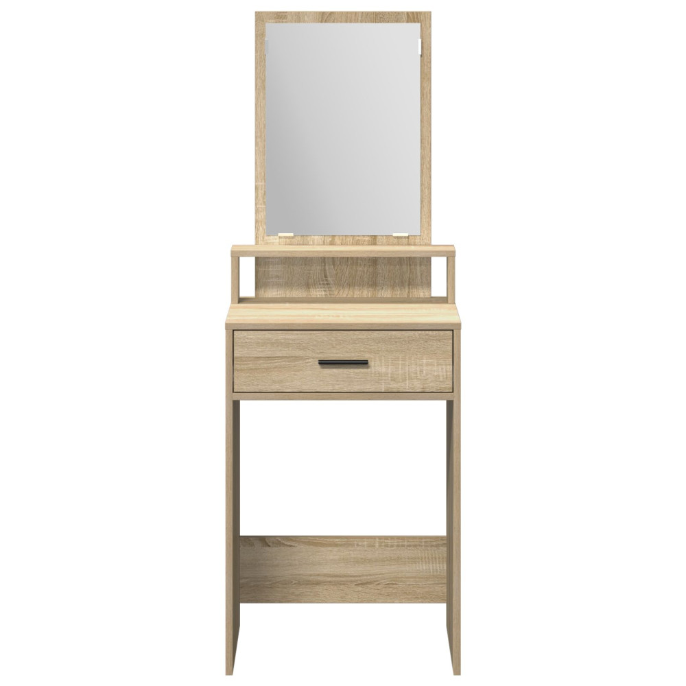 Produktbild för Smyckebord med låda Sonoma-ek 50 x 41 x 140 cm Konstruerat trä