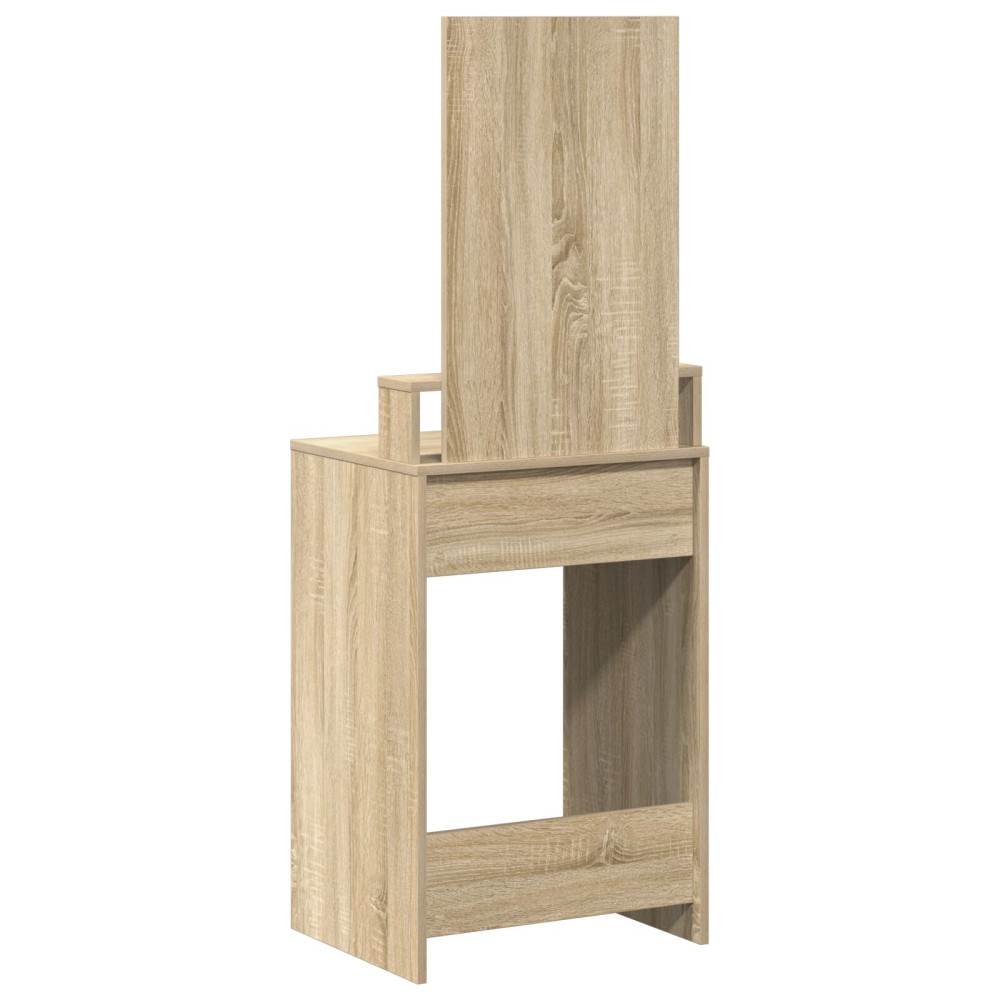 Produktbild för Smyckebord med låda Sonoma-ek 50 x 41 x 140 cm Konstruerat trä
