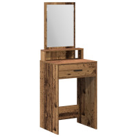 Produktbild för Smyckebord Gammalt trä 50 x 41 x 140 cm Konstruerat trä