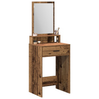 Produktbild för Smyckebord Gammalt trä 50 x 41 x 140 cm Konstruerat trä