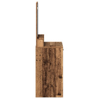Produktbild för Smyckebord Gammalt trä 50 x 41 x 140 cm Konstruerat trä