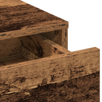 Produktbild för Smyckebord Gammalt trä 50 x 41 x 140 cm Konstruerat trä