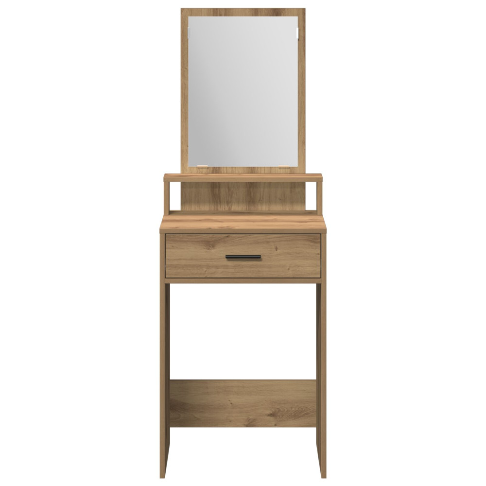 Produktbild för Smyckebord med låda Artisan Ek 50 x 41 x 140 cm Konstruerat trä