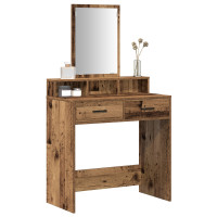 Produktbild för Smyckebord Gammalt trä 79 x 41 x 140 cm Konstruerat trä
