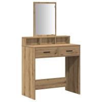 Produktbild för Smyckebord med låda Artisan Ek 79 x 41 x 140 cm Konstruerat trä
