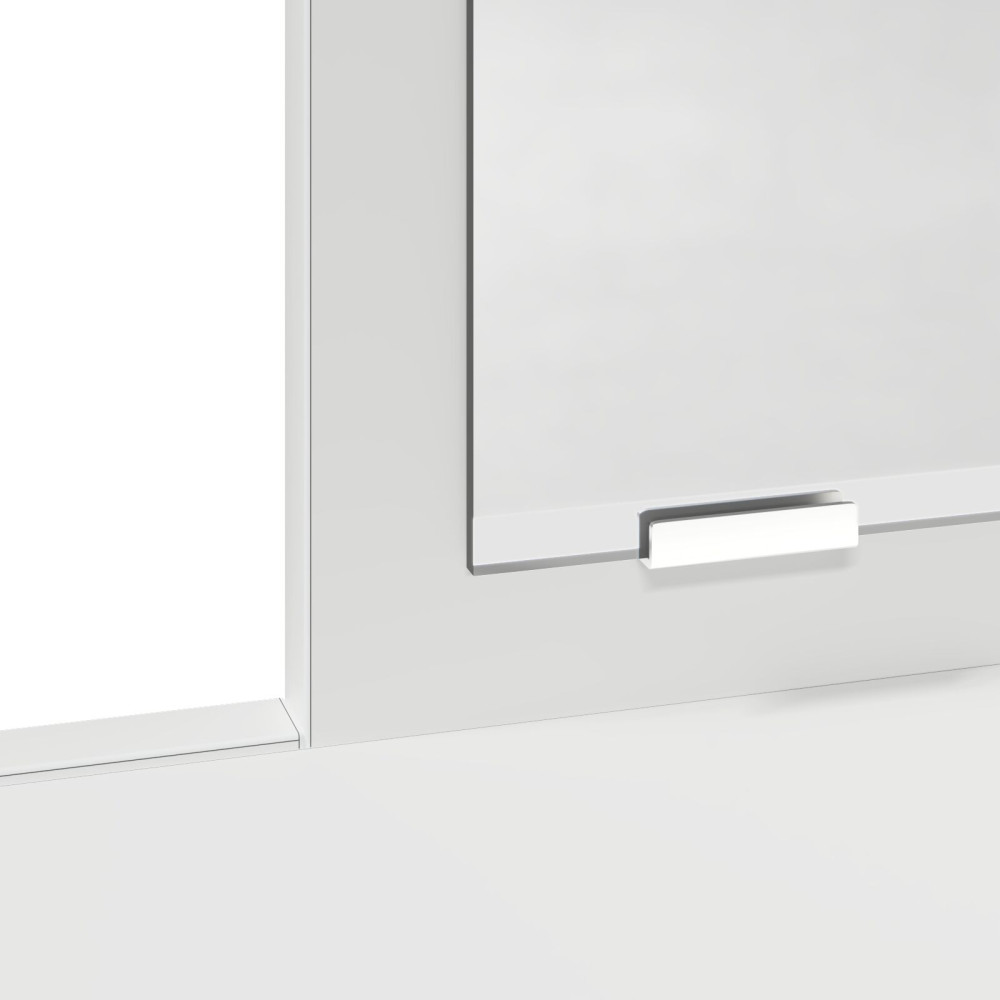 Produktbild för Smyckebord med låda Vit 100 x 41 x 140 cm Konstruerat trä