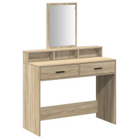Produktbild för Smyckebord med låda Sonoma-ek 100 x 41 x 140 cm Konstruerat trä