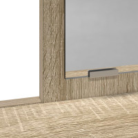 Produktbild för Smyckebord med låda Sonoma-ek 100 x 41 x 140 cm Konstruerat trä