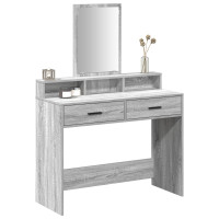 Produktbild för Smyckebord Grå Sonoma 100 x 41 x 140 cm Konstruerat trä