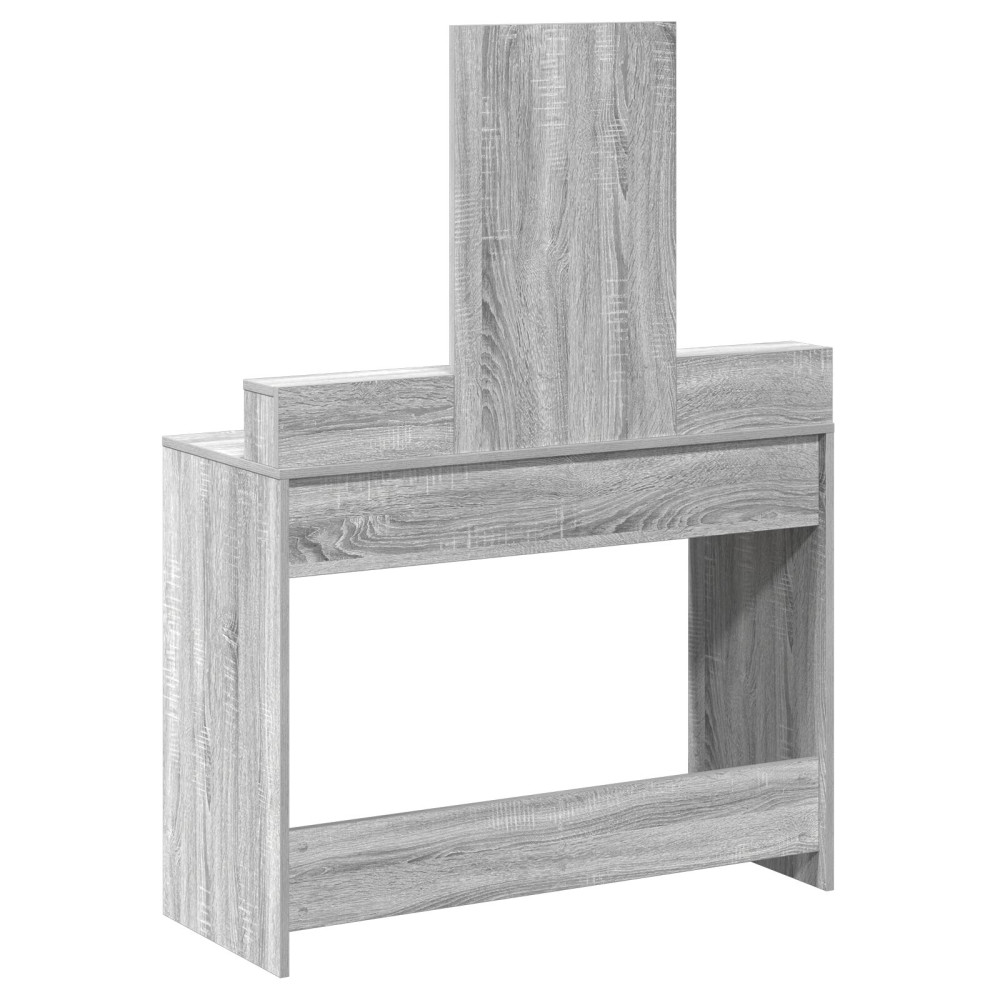 Produktbild för Smyckebord Grå Sonoma 100 x 41 x 140 cm Konstruerat trä