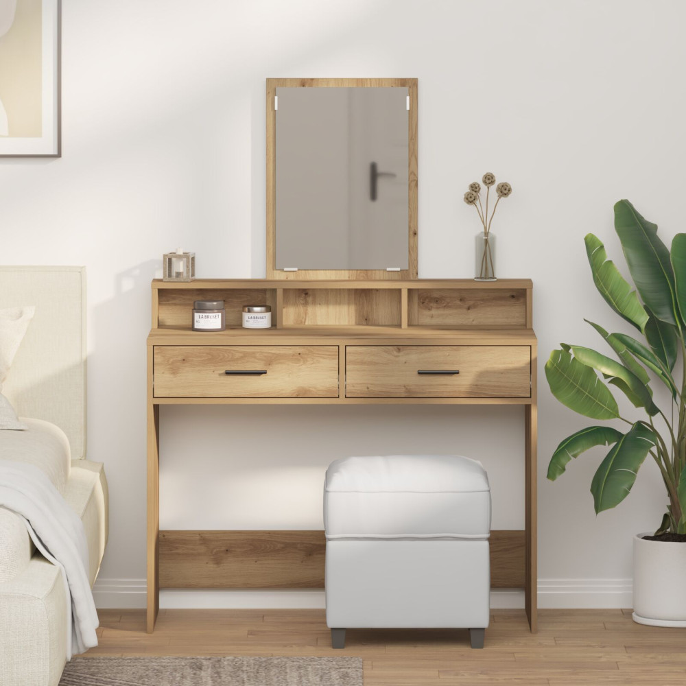 Produktbild för Smyckebord Artisan Ek 100 x 41 x 140 cm Konstruerat trä