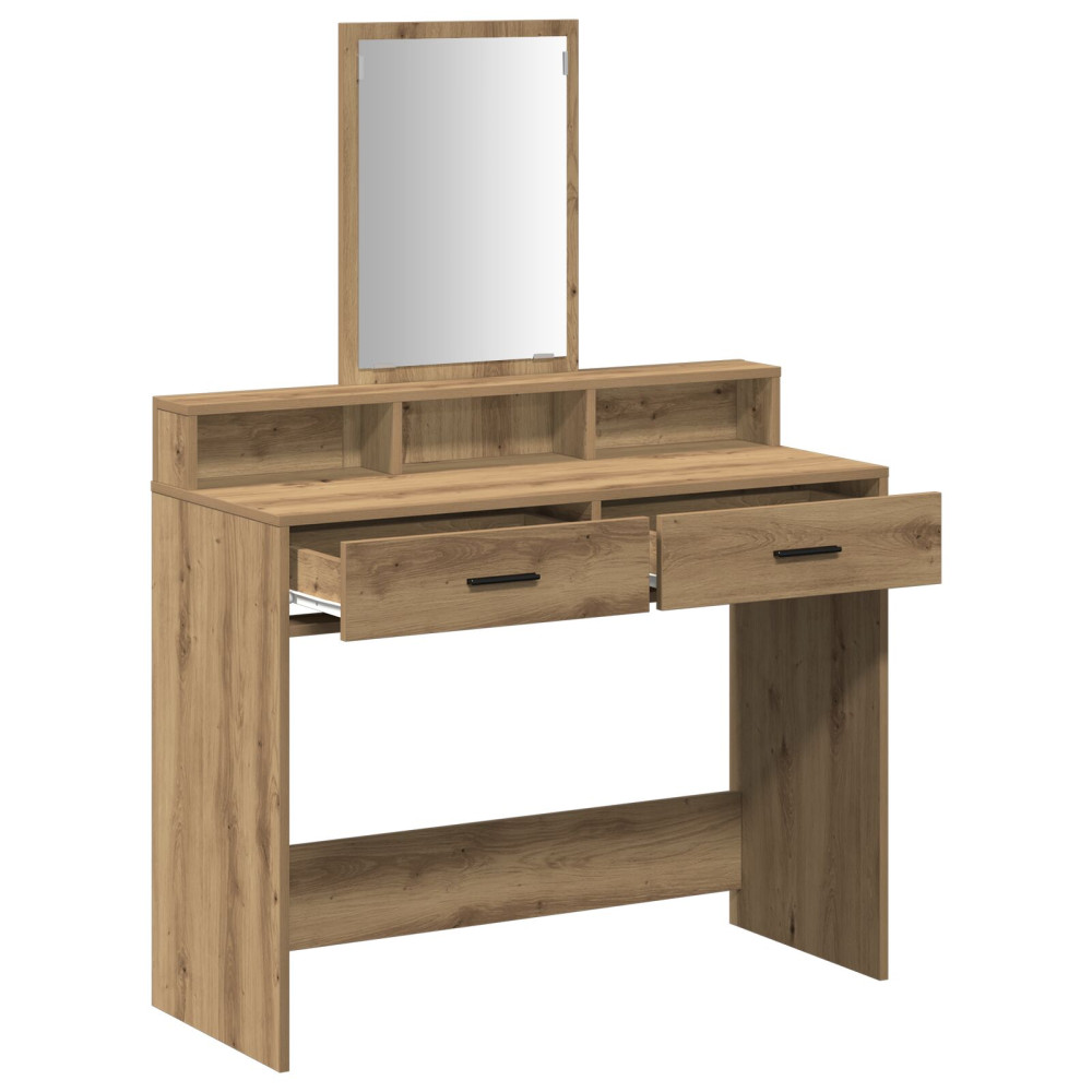 Produktbild för Smyckebord Artisan Ek 100 x 41 x 140 cm Konstruerat trä