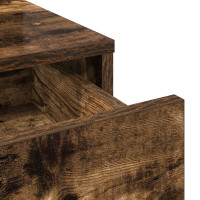 Produktbild för Smyckebord med låda Brun 50 x 41 x 140 cm Konstruerat trä