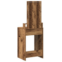 Produktbild för Smyckebord med låda Brun 50 x 41 x 140 cm Konstruerat trä