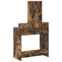 Produktbild för Smyckebord med låda Brun 79 x 41 x 140 cm Konstruerat trä