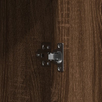 Produktbild för Smyckebord med lagring Brun 102 x 33 x 135 cm Konstruerat trä