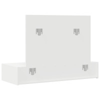 Produktbild för Smyckebord med låda Vit 100 x 40 x 70 cm Konstruerat trä