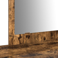 Produktbild för Smyckebord med låda Brun 100 x 40 x 70 cm Konstruerat trä