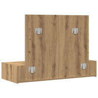 Produktbild för Smyckebord med låda Brun 100 x 40 x 70 cm Konstruerat trä