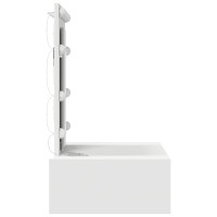 Produktbild för Smyckebord med låda Vit 60 x 40 x 70 cm Konstruerat trä