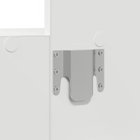 Produktbild för Smyckebord med låda Vit 60 x 40 x 70 cm Konstruerat trä