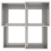 Produktbild för Trädgårdsplanterare Silver 80 x 80 x 60 cm Rostfritt stål
