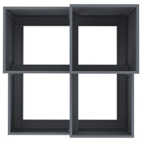 Produktbild för Trädgårdsplanterare Antracit 100 x 100 x 60 cm Stål