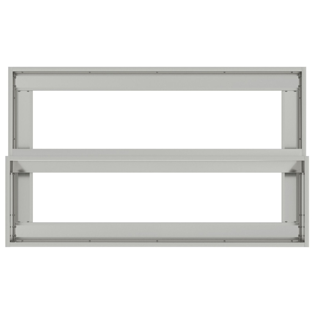 Produktbild för Trädgårdsplanterare Silver 100 x 60 x 45 cm Galvaniserat Stål