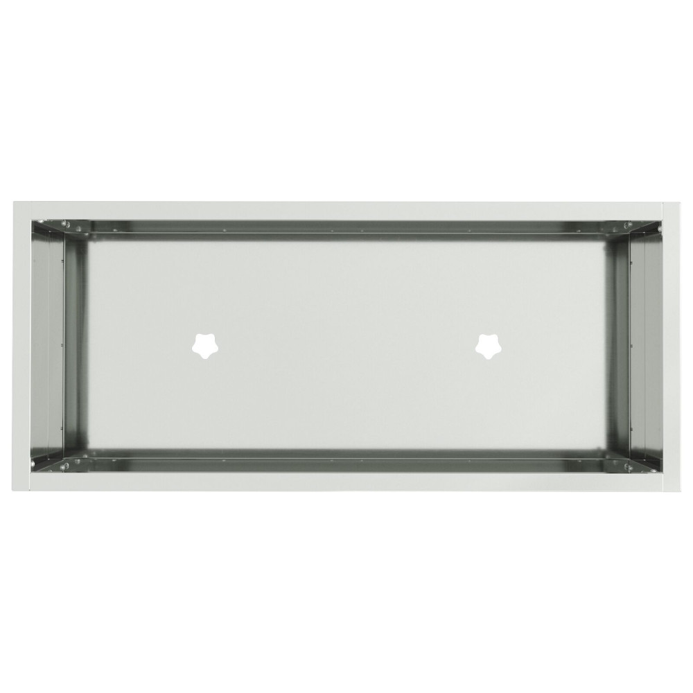 Produktbild för Höjdträdgårdsplanterare Silver 60 x 26 x 45 cm