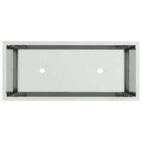 Produktbild för Höjdträdgårdsplanterare Silver 60 x 26 x 45 cm