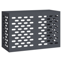 Produktbild för Täckning för Luftkonditionering Antracit 90 x 40 x 60 cm Stål