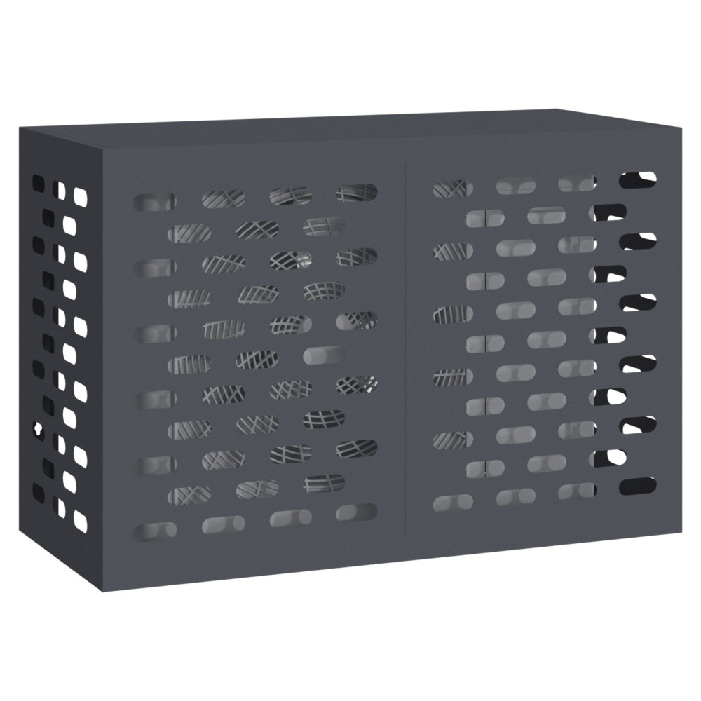 Produktbild för Täckning för Luftkonditionering Antracit 90 x 40 x 60 cm Stål