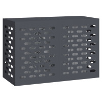 Produktbild för Täckning för Luftkonditionering Antracit 90 x 40 x 60 cm Stål