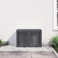 Produktbild för Täckning för Luftkonditionering Antracit 90 x 40 x 60 cm Stål