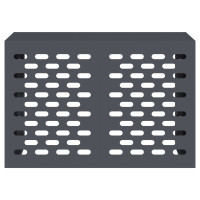 Produktbild för Täckning för Luftkonditionering Antracit 90 x 40 x 60 cm Stål