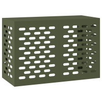 Produktbild för Täckning för Luftkonditionering Olivgrön 90 x 40 x 60 cm Stål