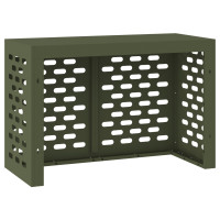 Produktbild för Täckning för Luftkonditionering Olivgrön 90 x 40 x 60 cm Stål